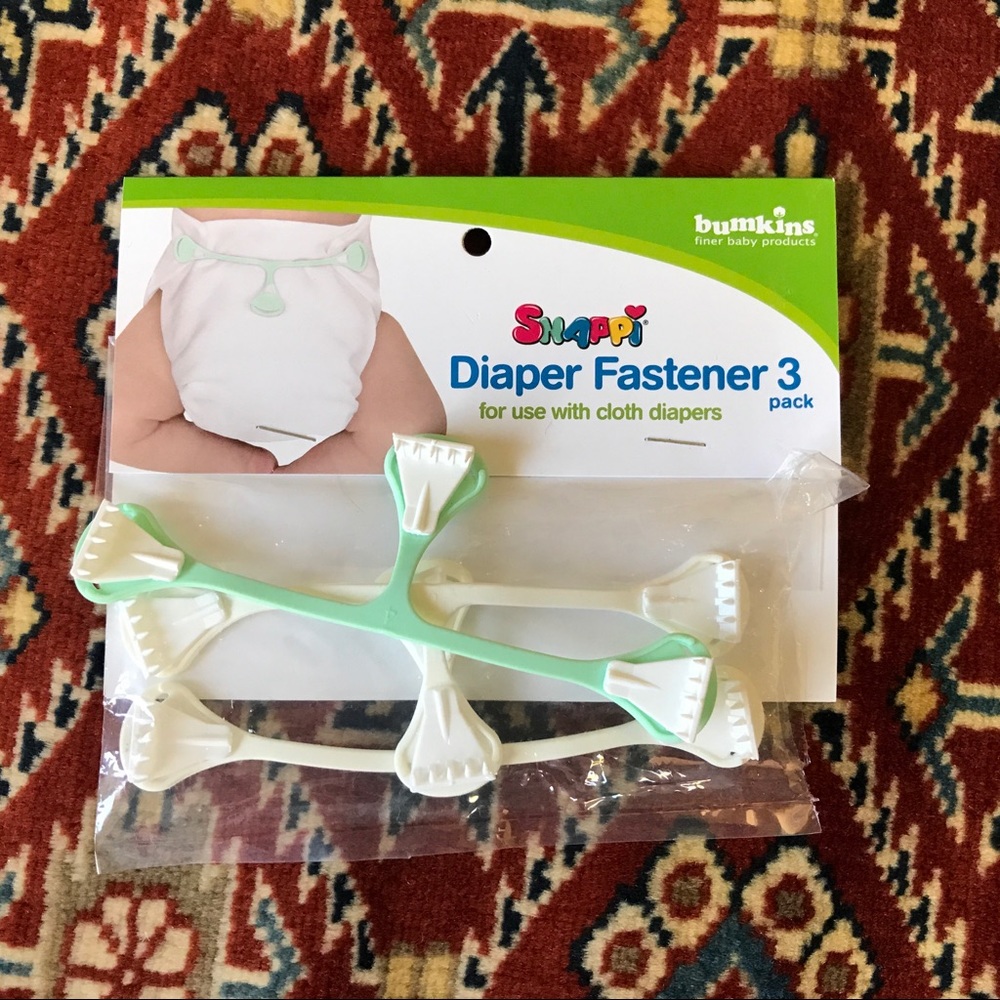 Snappi Diaper Fasteners with Flats and Pre-folds